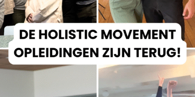 Deelnemers in transformatie tijdens de Holistic Movement opleiding onder begeleiding van Dennis van Miltenburg
